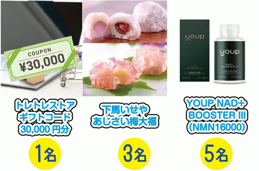 6月12日の番組プレゼント
