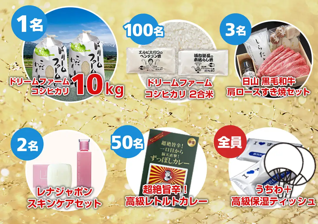 今回の視聴者プレゼント