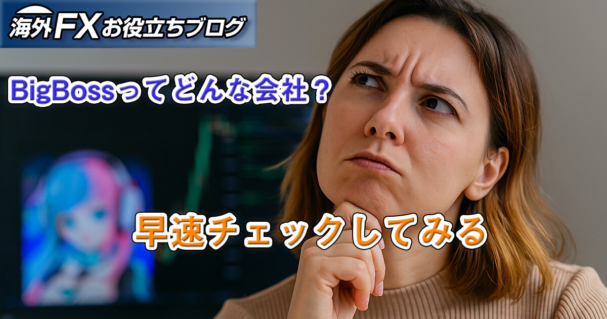 BigBoss（ビッグボス）ってどんな会社？｜取引環境・ボーナス・口座開設まとめ