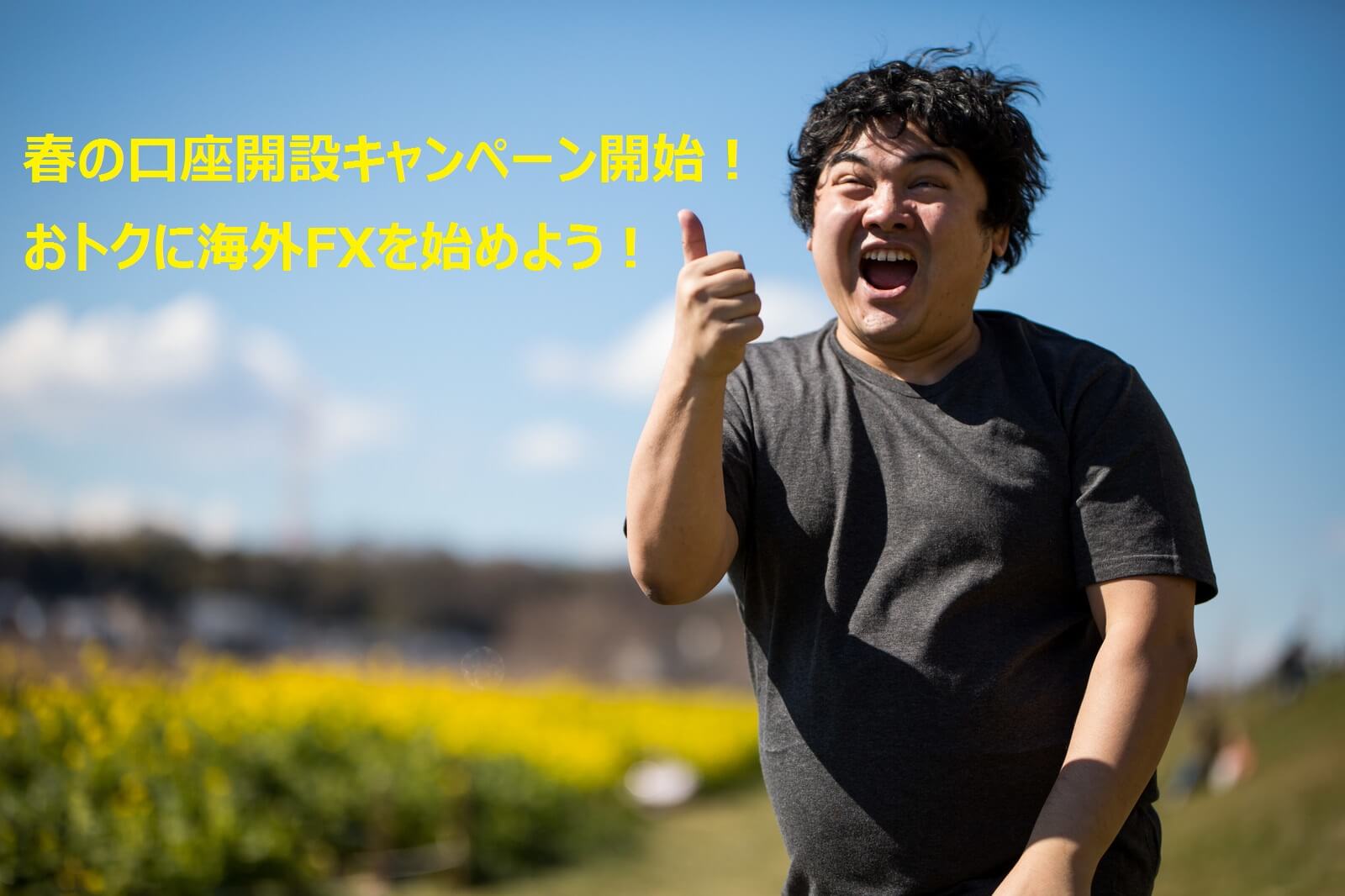 春の口座開設キャッシュバックでお得にFXを始めよう！