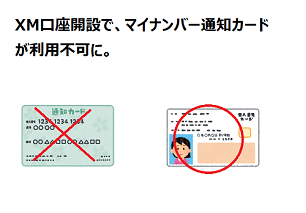 【XM（エックスエム）】マイナンバー通知カードを必要書類から除外