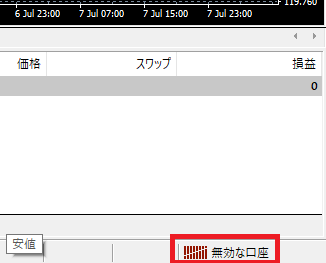 PC用MT4ログインエラー