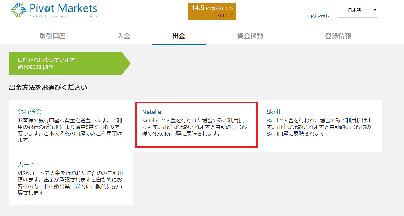 Pivot出金03