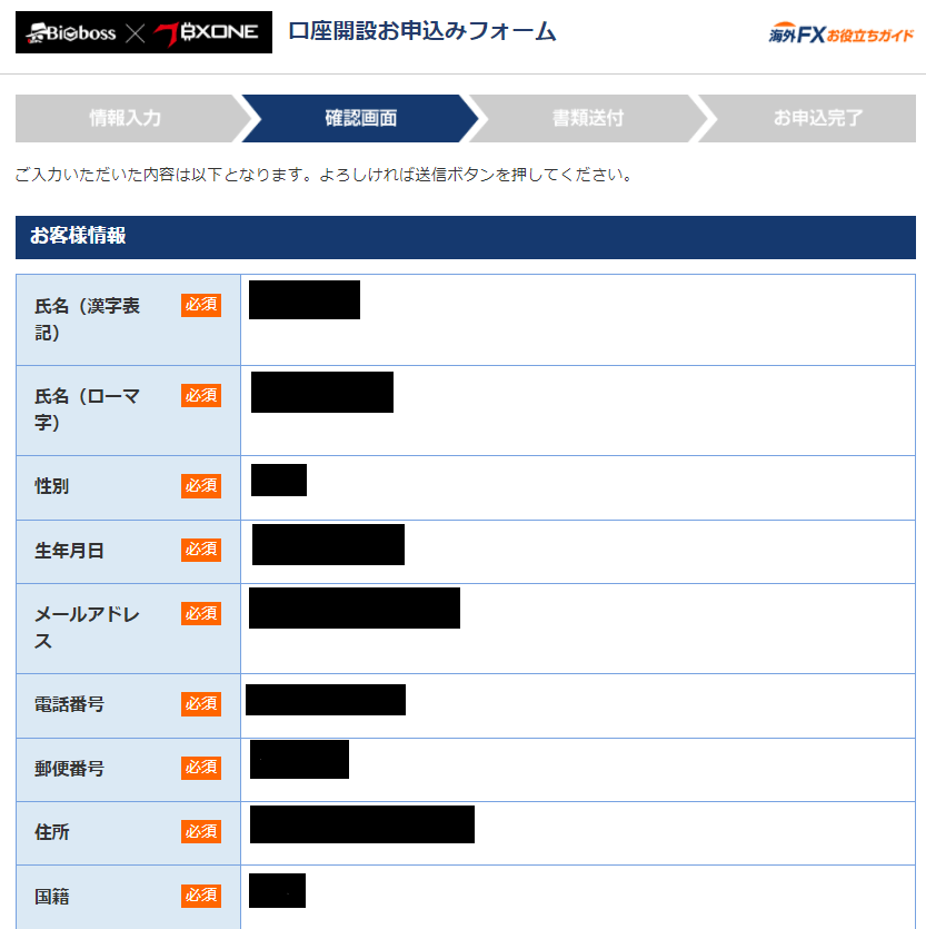 BigBoss 口座開設サポート07